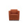 Современный односпальный кожаный диван из нержавеющей стали